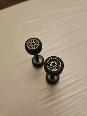 NUEVO LEGO 4X RUEDA DIA. 21x9,9 (aproximadamente) + 2X PLACA DE RODAMIENTO 1X4 #42946. Foto 1 de 2