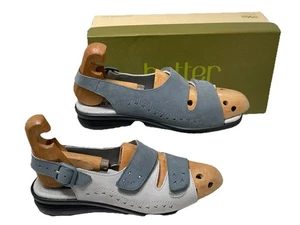 Hotter Damen-Sandalen Easy-EI Denim/Aquafarben UK 5,5 neu im Karton - Bild 1 von 19