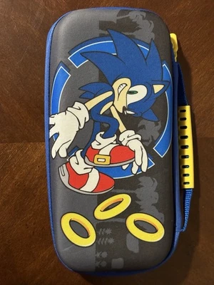Sonic the Hedgehog Nintendo Switch Travel Case Gaming Accessory Blue - Image 1 of 2