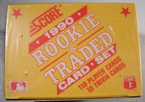 SCORE 1990 ROOKIE & TRADED CARD SET #9917-0 ** SEALED NEW BOX ** - Bild 1 von 4