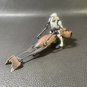 Star Wars Endor Imperial Speeder Bike mit Scout Trooper 1995 Tonka Vintage - Bild 1 von 9