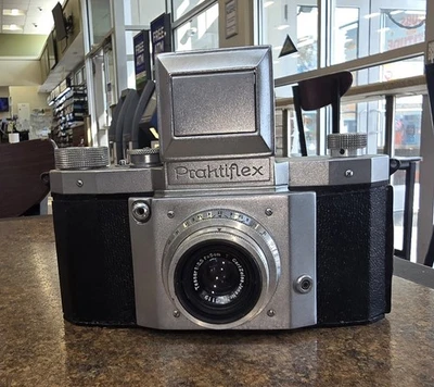 CÁMARA PRAKTIFLEX F=5CM CARL ZEISS Foto 1 de 4