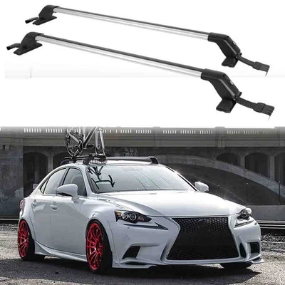 For Lexus IS 250 300 350 Car Top Roof Rack Cross Bar 41.3" Luggage Carrier US Foto 1 de 4