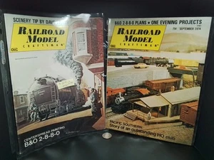 Two Vintage Railroad Model Craftsman Magazines dated August & September 1974 - Picture 1 of 2
