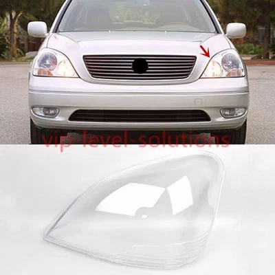 Left Side Headlight Lens Clear Cover + Sealant For Lexus LS430 2001-2003 - Изображение 1 из 4