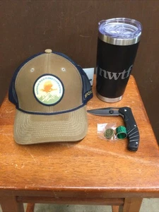 NWTF Lot Pin, Leg Band, Tumbler, Knife, Hat - Picture 1 of 9