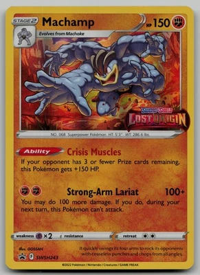 Machamp -  (Prerelease) Promo SWSH: Sword & Shield Promo Cards SWSH243 NM - Image 1 of 2