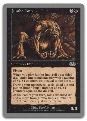 Jumbo Imp #34 (NM) Unglued UGL Magic MTG - Image 1 of 2