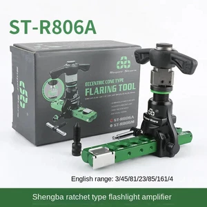  ST-R806A Utensile svasatore eccentrico portatile a doppio scopo per tubi in rame - Foto 1 di 17