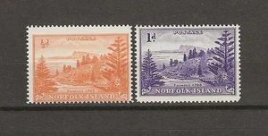 NORFOLK ISLAND 1947/59 SG 1a/2a MNH - Imagen 1 de 2