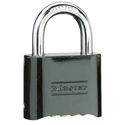 Candado combinado Master Lock 178D, grosor del cuerpo 1 pulgada, número de esferas 4, Foto 1 de 2