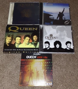 Queen Bundle/Lot/Collection x5 (Interview, Made In Heaven, Greatest Hits 2 & 3 + - Picture 1 of 2