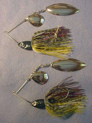 Lote de 2 Pro Assassinator 1/2 oz Spinnerbait CWNN-PB Pro Bluegill Foto 1 de 4