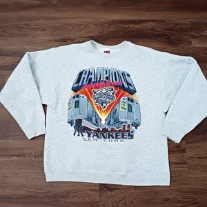 De colección Yankees Vs Mets 2000 Subway Series Fruit Of The Loom Cuello Redondo Para Hombres Grande - Imagen 1 de 7