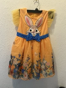 MÄDCHEN OSTERKLEID WUNDERSCHÖN GR 5 PRE LOVE ZUSTAND  - Bild 1 von 11