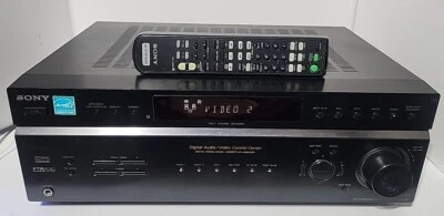 Sony STR-DE597 Receiver Stereo AM/FM Tun 6.1 Channel Home Audio + Remote Bundle - Image 1 of 2