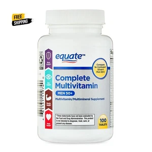 Equate Complete Multivitamin/Multimineral Supplement Tablets, Men 50+ 100 Count - Picture 1 of 2