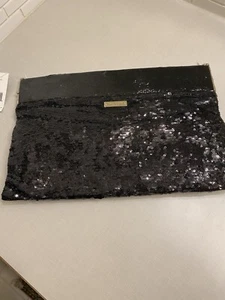 Kate Spade Neu mit Etikett $ 365 Brynn Größe Medium schwarz Pailletten Clutch Schulter Handtasche (Mangel) - Bild 1 von 24