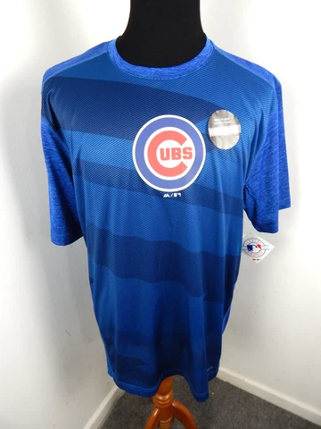 Majestic Cool Base Chicago Cubs T-Shirt XL Blue-new Cover