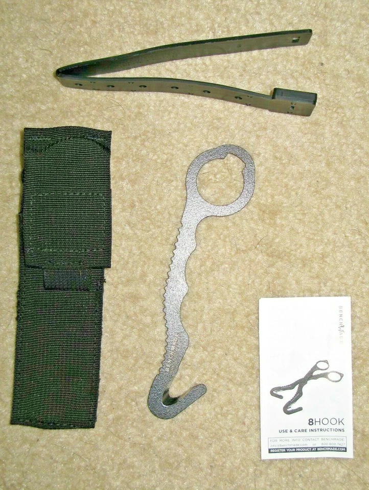 NUEVO SELLADO Correa de Combate Hecho en Banco / Gancho y Cortador de Seguridad 8BLKW - USGI CON FUNDA Foto 1 de 4