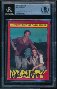 1985 Topps Baby The movie #1 William Katt signed auto BAS BECKETT cool card