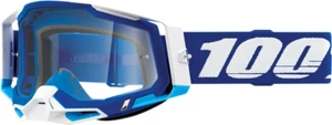 100% Adult's Racecraft 2 Goggles Blue with Clear Lens - 2601-2893 - Picture 1 of 2