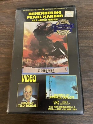 Remembering Pearl Harbor USS Arizona Memorial VHS Telly Savalas Rare Vintage - Image 1 of 4