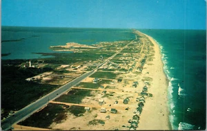 Vtg Aerial View Fenwick Island Looking North Delaware DE Unused Postcard - Picture 1 of 2
