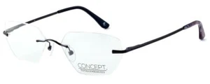 Totally Rimless Designer Reading Glasses TR161-PPL in Purple - Bild 1 von 5