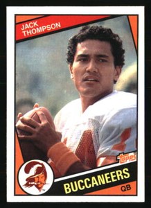 Jack Thompson 1984 Topps #372 Football Card