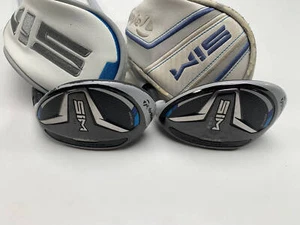 TaylorMade SIM MAX 5 & 6 Hybrid Set 25* 28* Aldila NV Blue 45g Ladies RH HC - Picture 1 of 11
