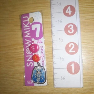 "A71176 VOCALOID Hatsune Miku Nieve Miku Correa Aniversario ""7, Jul" - Imagen 1 de 3