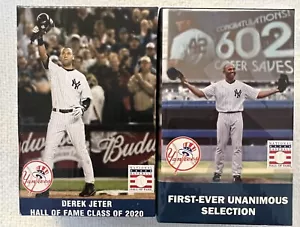 NY YANKEE STADIUM HALL OF FAME REPLICA PLAQUE SGA HOF DEREK JETER MARIANO RIVERA - Picture 1 of 12