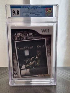 Resident Evil Archives Brandneu Sealed Graded CGC 9.8 A++ Nintendo Wii - Bild 1 von 2