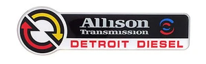 DETROIT DIESEL / ALLISON TRANSMISSION EMBLEM SATIN - Bild 1 von 2