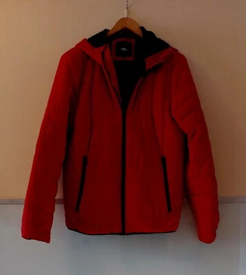 Top Zustand: Leichte rote Steppjacke Übergangsjacke für Männer GR M oder Jungen  - Bild 1 von 4