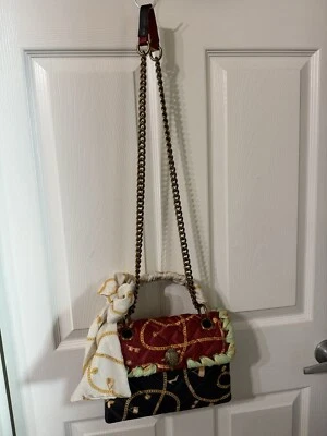 Kurt Geiger London Kensington Quilted Nylon Scarf Handle Shoulder Satchel Bag - Image 1 of 4