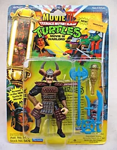 1992 TMNT Action Fig - Movie III Warlord - Sealed on Card - Playmate No.5476 - Bild 1 von 9