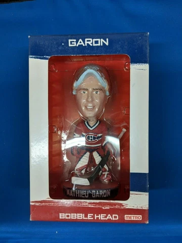 NHL MONTREAL CANADIENS 2004 SGA BOBBLEHEAD NODDER MATHIEU GARON MINT Cover