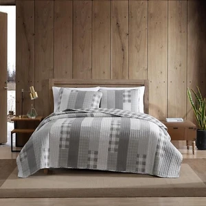 Eddie Bauer Home - Queen Quilt Set, Cotton Reversible Bedding w/Matching Shams - Picture 1 of 7