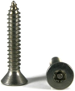 Stainless Steel Tamper Proof Security Torx Sheet Metal Screw #8 x 1-1/4 - QTY 25 - Picture 1 of 1
