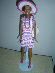 OOAK Mod shift dress for Barbie and similar size dolls - L@@K