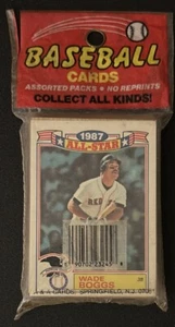Rare Oddball Baseball Card Pack Wade Boggs Red Sox Darrell Evans Tigers - Picture 1 of 3