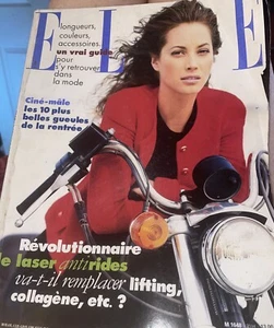 French ELLE fashion mag 18 Sept 1995 ChristyTurlington cover by Gilles Bensimon - Bild 1 von 16