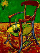 Chair of Gauguin 8.5x11" Photo Print Vincent Van Gogh Impressionism Furniture Ar