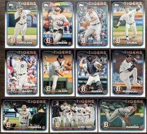 JUEGO EQUIPO BASE SERIE 1 TOPPS 2024 DETROIT TIGERS GREENE CANTIDAD - Imagen 1 de 1