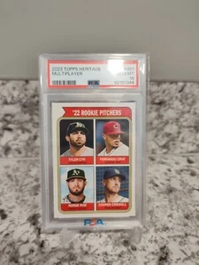 2023 Topps Heritage #491 Multiplayer PSA 10 Rookie - Picture 1 of 2