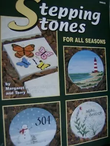 Stepping Stones For All Seasons Painting Book Butterflies, Lighthouse, Snowman, - Picture 1 of 1