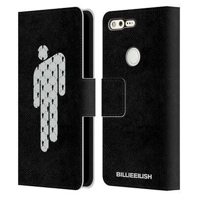 OFFICIAL BILLIE EILISH KEY ART LEATHER BOOK WALLET CASE COVER FOR GOOGLE PHONES - Image 1 of 4