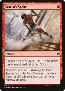 Samut's Sprint (142) War of the Spark WAR MTG Magic - Imagen 1 de 1
